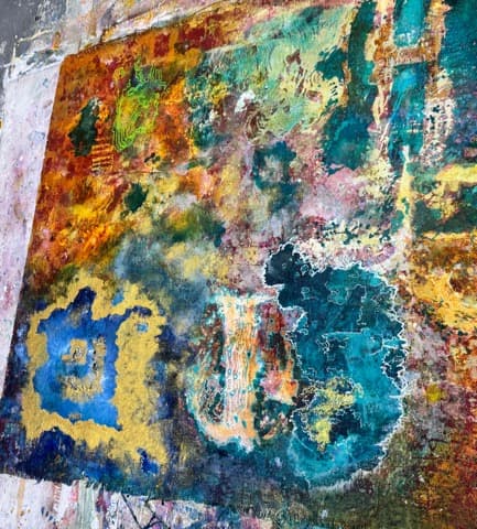 Silk Road — reverse — natural burlap fabrics — hemp, jute, linen, and cotton by Polen Cerci